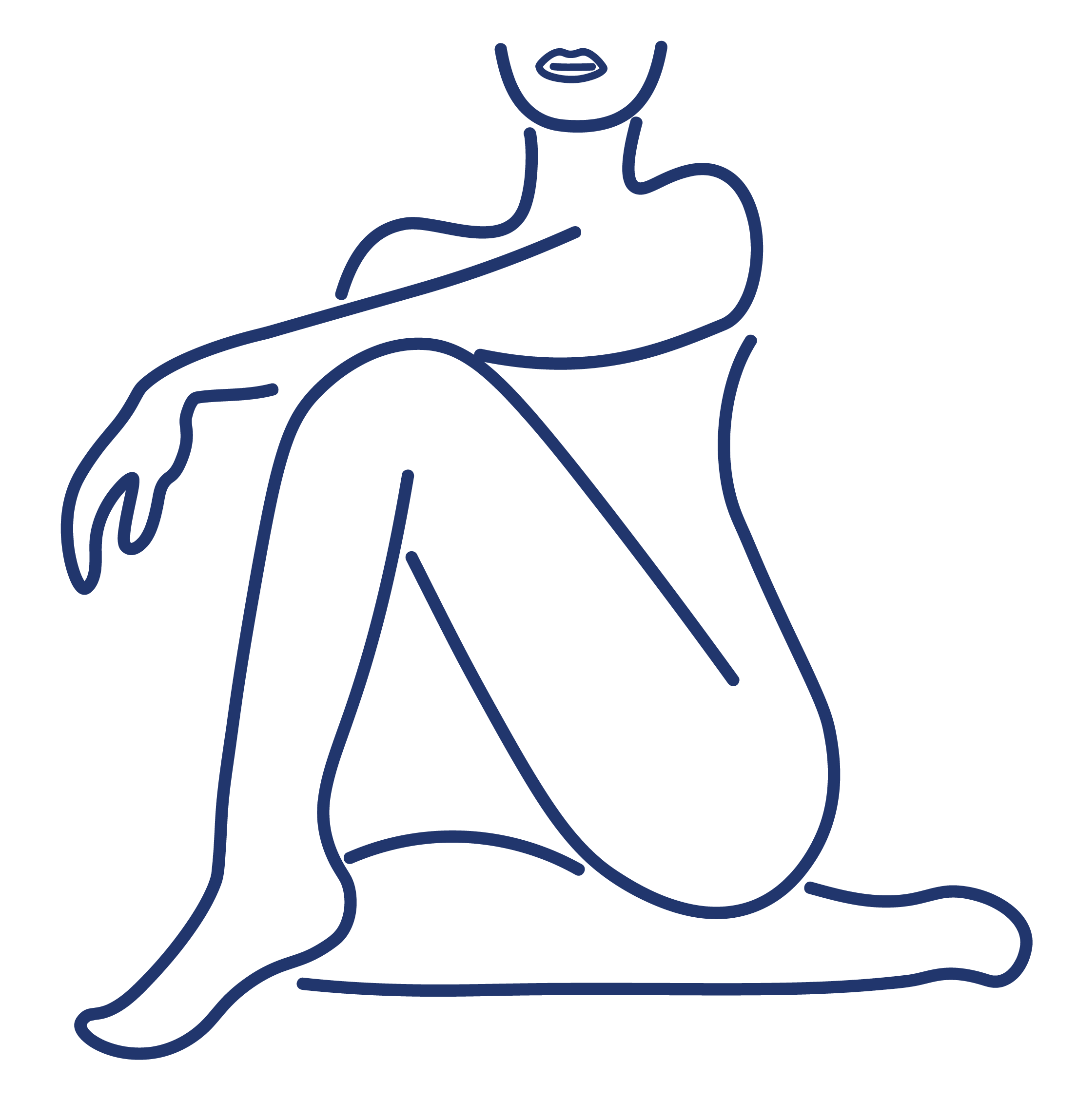 massage line illustrations